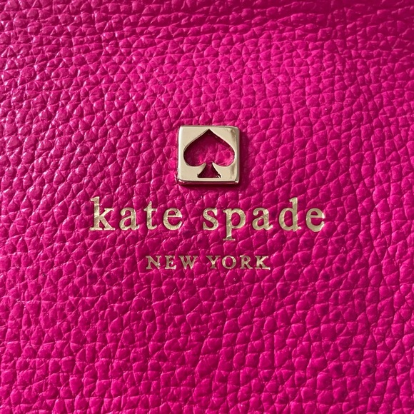 Kate Spade Starla Grant Park Bag in Bright Pink Leather Crossbody Shoulder Purse - Picture 3 of 15